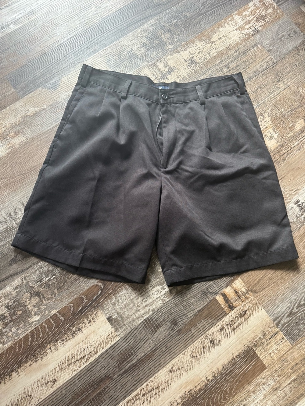 Dockers Black Flat Front Men's Shorts